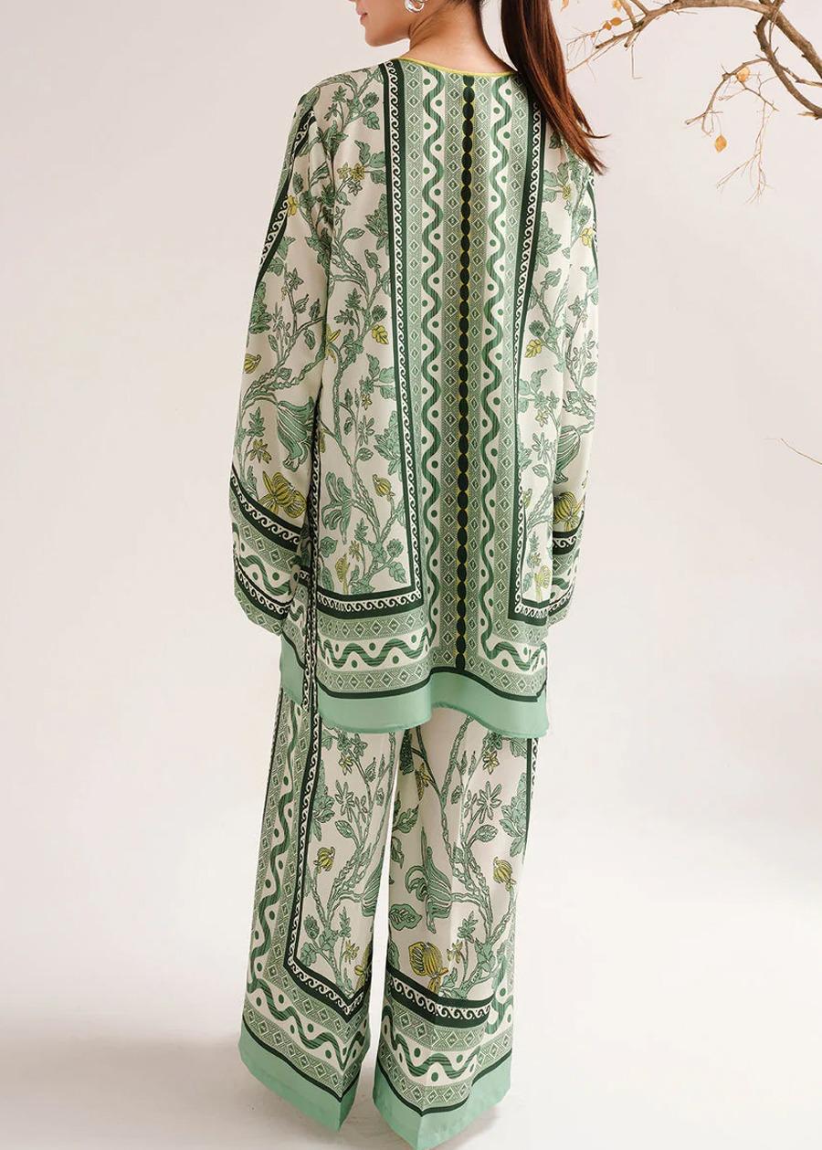 Stitched 2 piece printed shirt and trouse