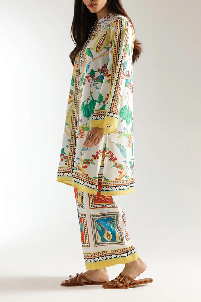 Stitched 2 Piece Printed Shirt and Trouser