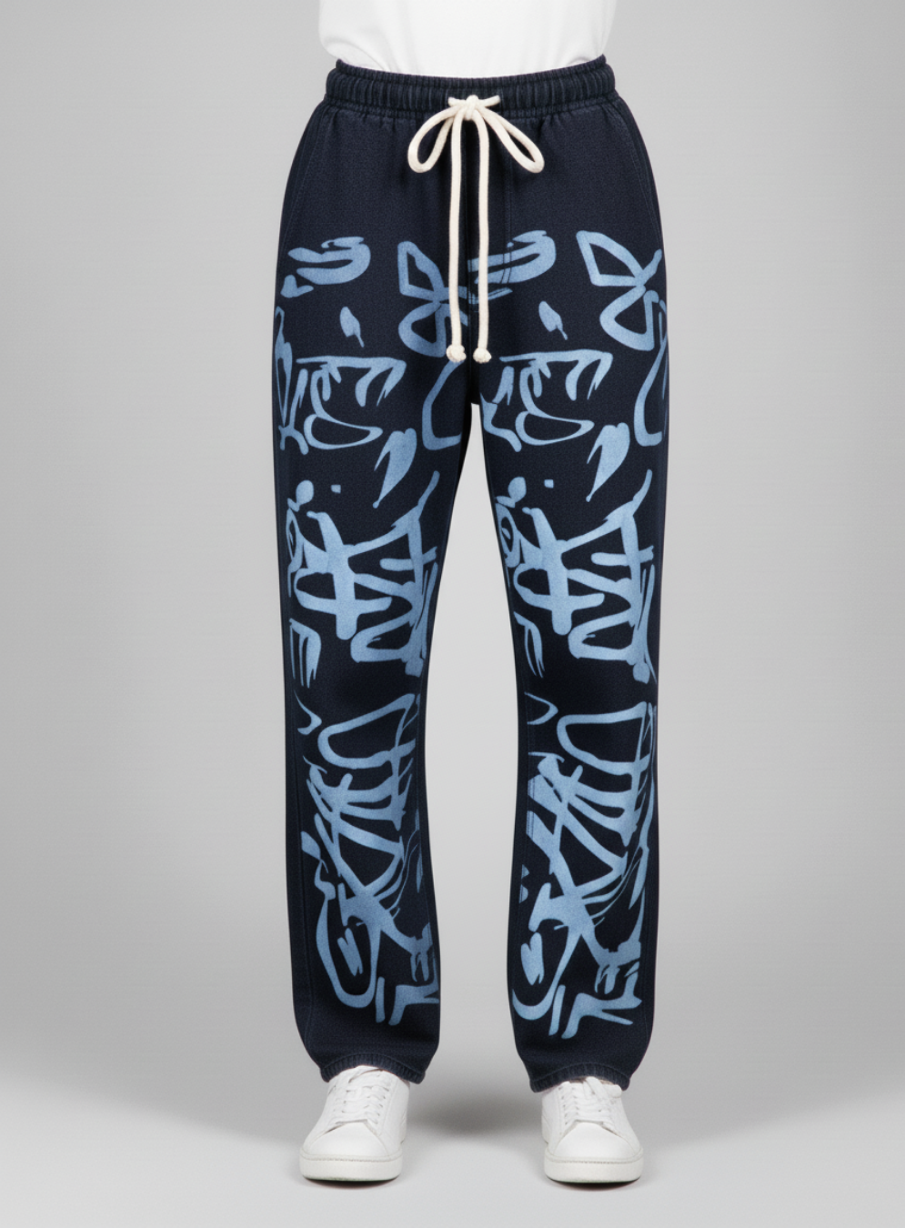 Printed Baggy Style Denim Jeans for women