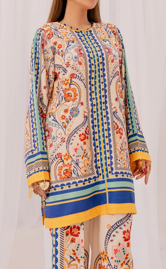 Stitched 2 Piece Printed Shirt and Trouser