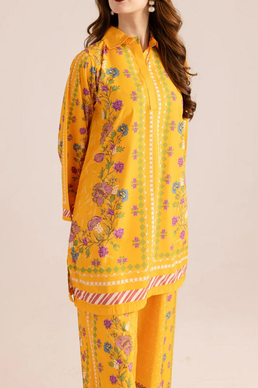 Stitched 2 Piece Printed Shirt and Trouser