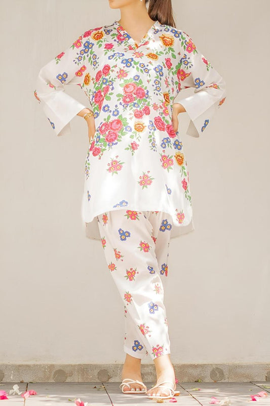 Stitched 2 Piece Printed Shirt and Trouser
