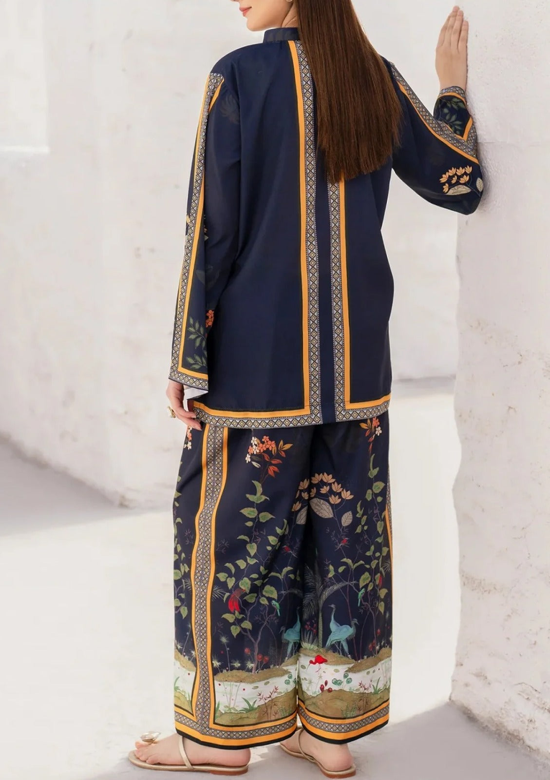 Stitched 2 Piece Printed Shirt and Trouser