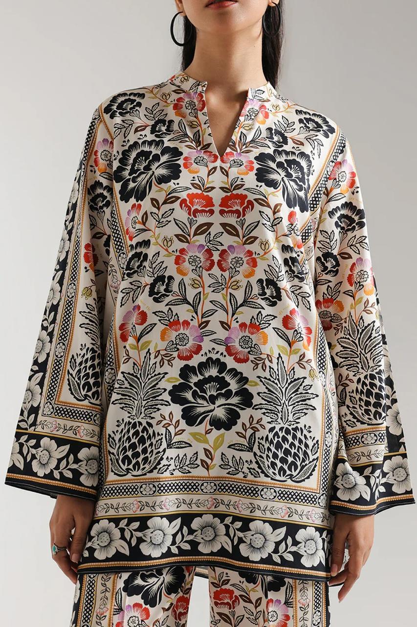 Stitched 2 Piece Printed Shirt and Trouser