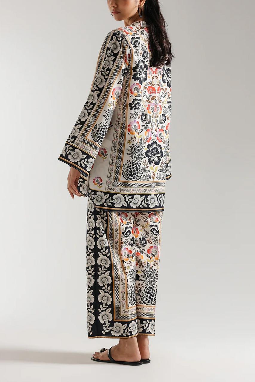 Stitched 2 Piece Printed Shirt and Trouser