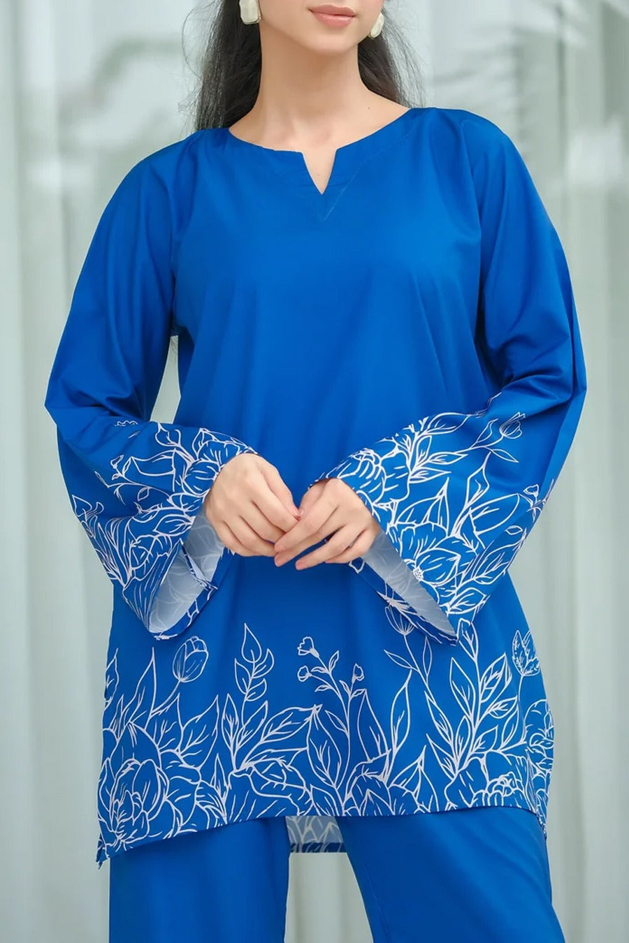 Stitched 2 Piece Printed Shirt and Trouser