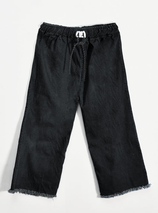 Black Baggy Style Denim Jeans for women