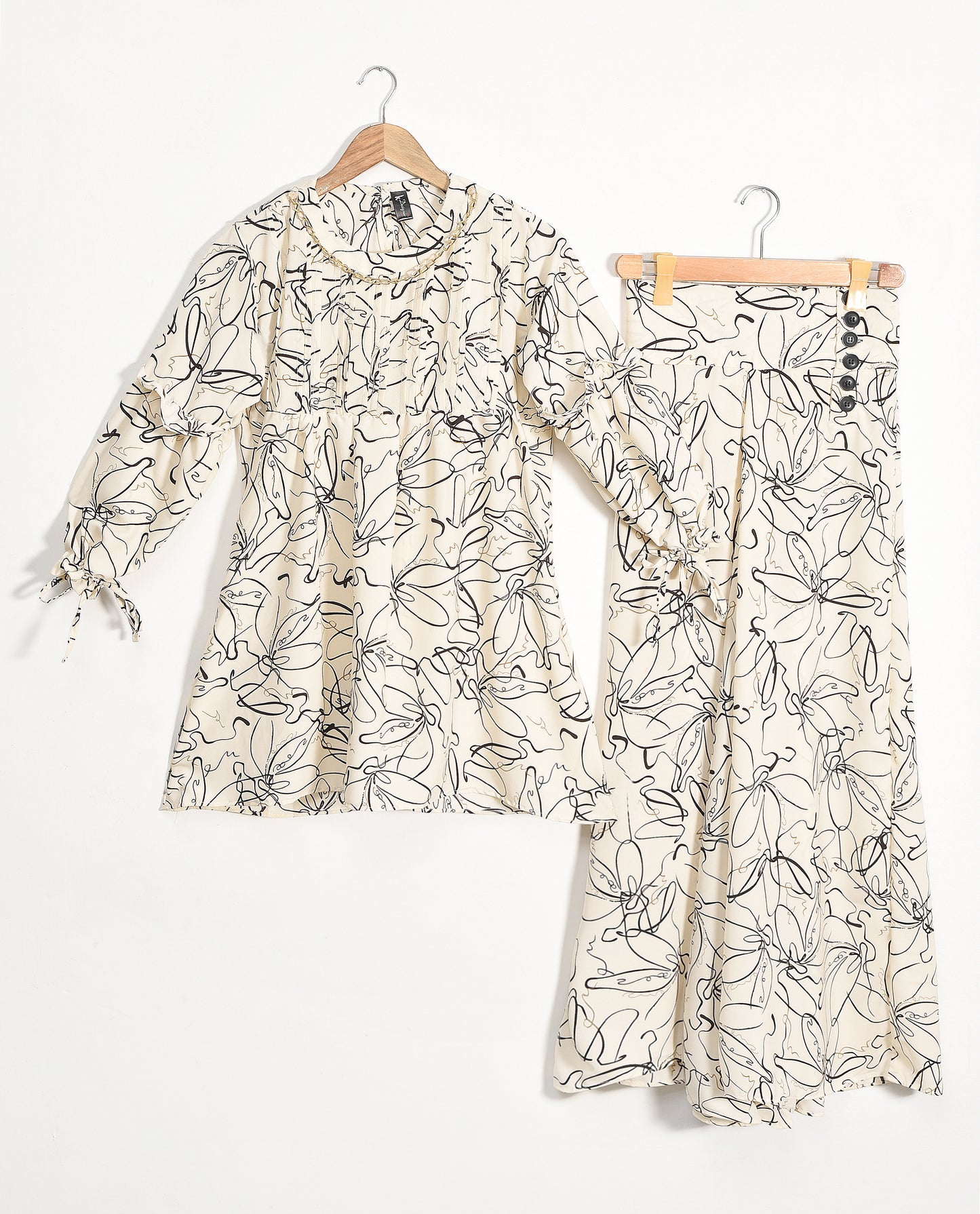 Printed shirt and trouser