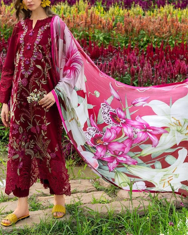 3 Piece - Unstitched Fully Embroidered Lawn
Suit D-1027