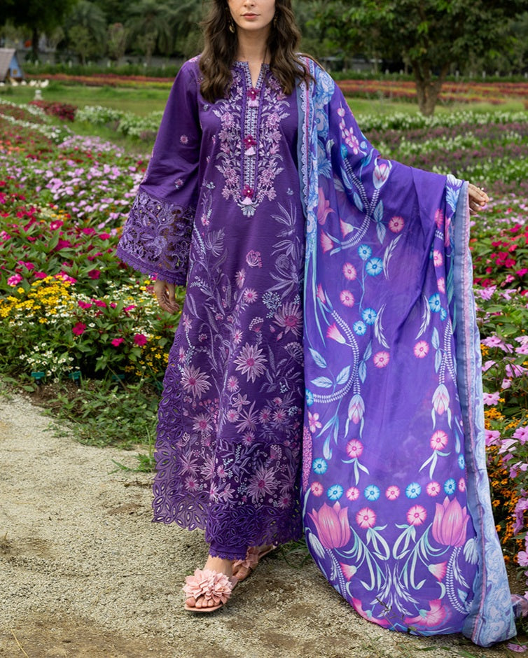 3 Piece - Unstitched Fully Embroidered Lawn
Suit D-1031