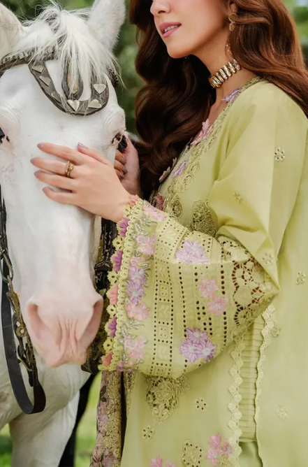 3 Piece - Unstitched Fully Embroidered Lawn
Suit D-1022