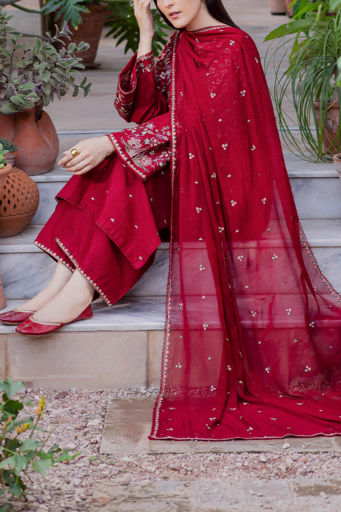 3 Piece - Unstitched Fully Embroidered Lawn
Suit D-1028