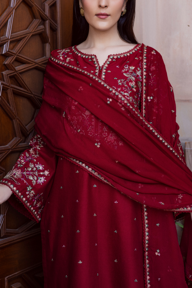 3 Piece - Unstitched Fully Embroidered Lawn
Suit D-1028