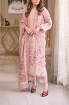 Unstitched Luxury Embroidered Lawn suit